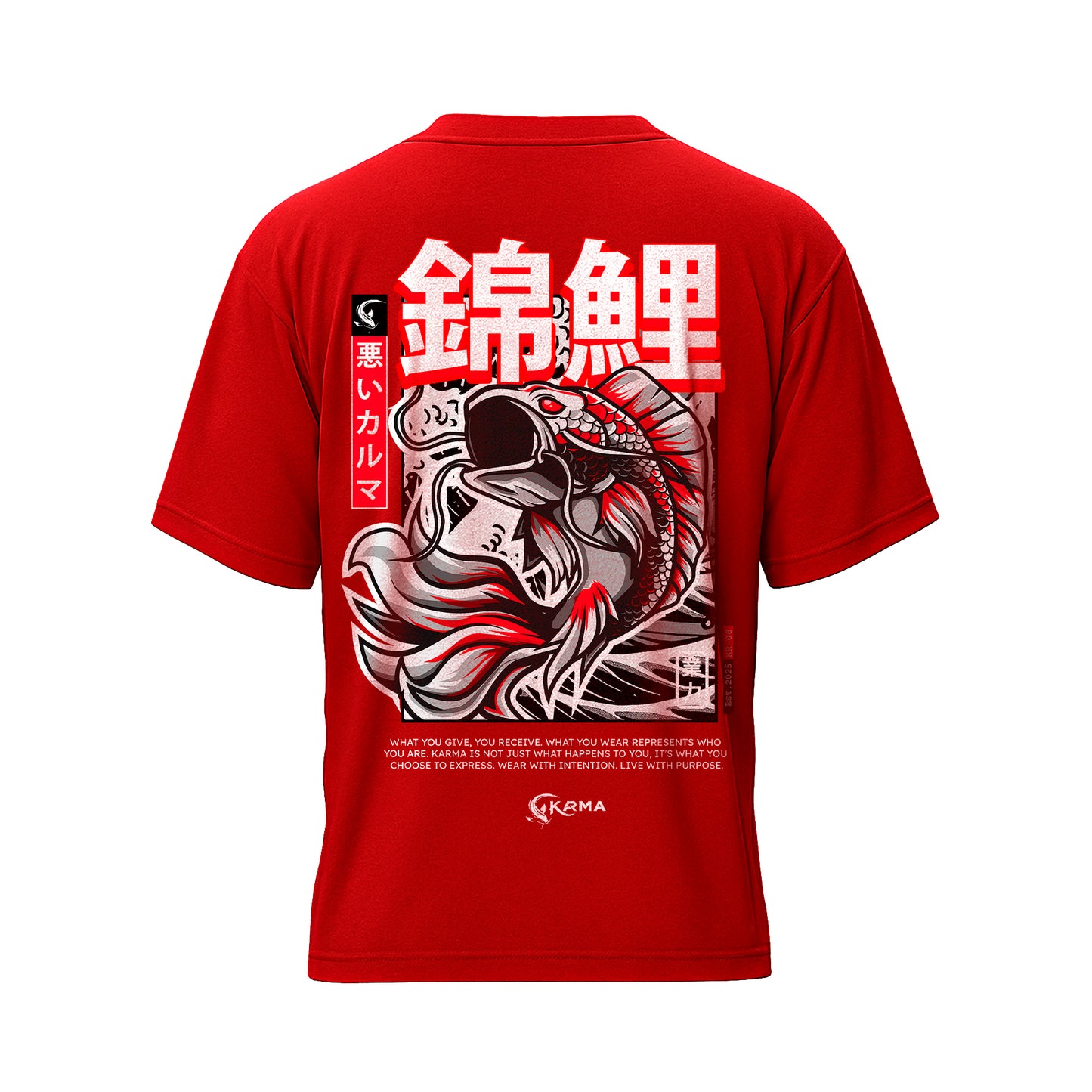 Koi Fish 2 Oversized T-Shirts