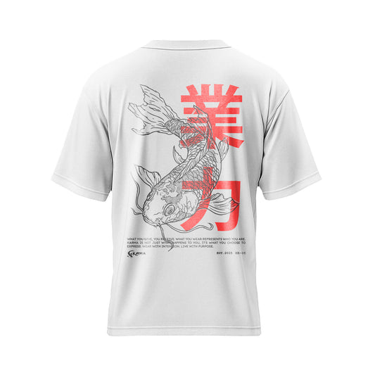 Koi Sketch Oversized T-Shirt